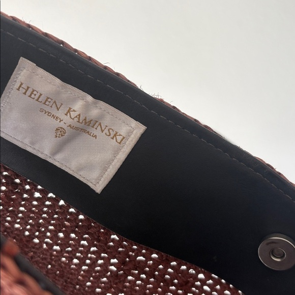 Helen Kaminski Raffia tote bag with leather handles - Picture 5 of 5